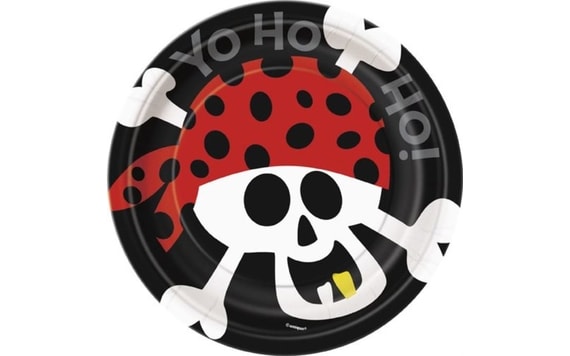 TALÍŘE 8 KS - PIRATE FUN -17,5 CM