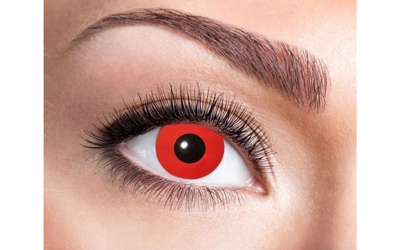 RED CONTACT LENSES - HALLOWEEN