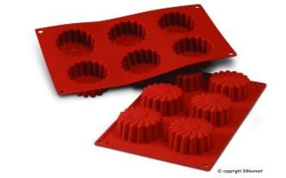 SILICONE MOULDS ON A SHEET GERBERAS