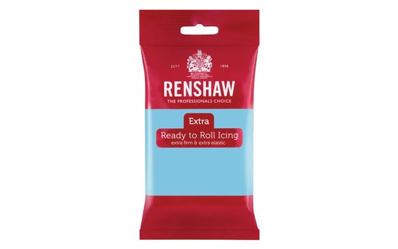 RENSHAW ROLLED FONDANT EXTRA 250G BABY BLUE