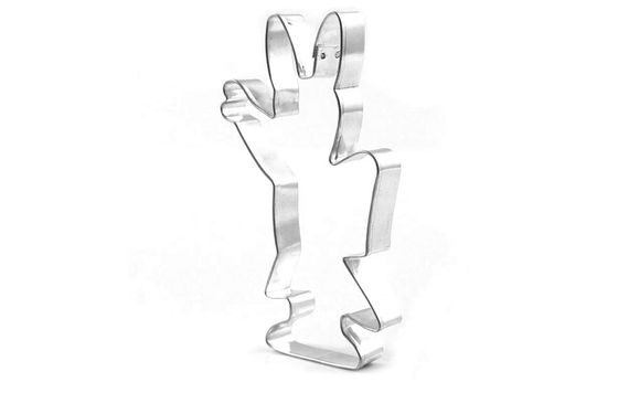RABBIT COOKIE CUTTER IN TUXEDO