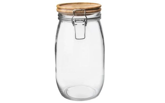 PATENTED GLASS JAR 2.3 L