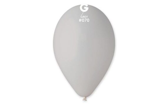 BALÓNKY 100 KS ŠEDÉ 26 CM PASTELOVÉ