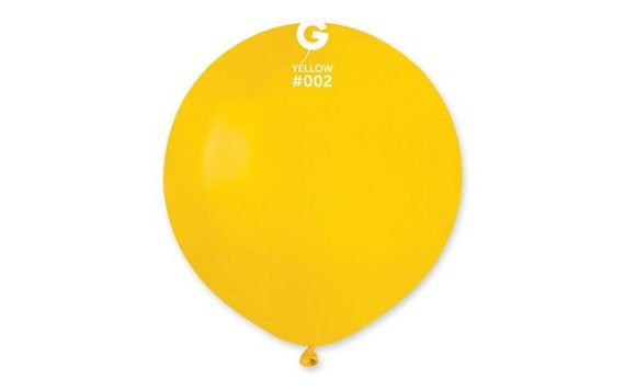 BALÓNEK LATEXOVÝ 48 CM – PASTELOVÁ ŽLTÁ - 1 KS