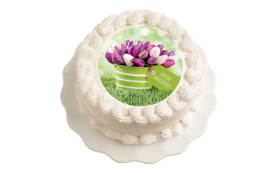 EDIBLE PAPER - VŠE NEJLEPŠÍ - TULIPS 20 CM