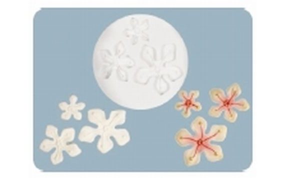 SILICONE MOULD FANTASY FLOWERS