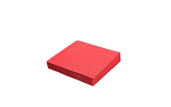 PIROS HÁROMRÉTEGŰ PARTY SZALVÉTA 33X33 CM, 20 DB