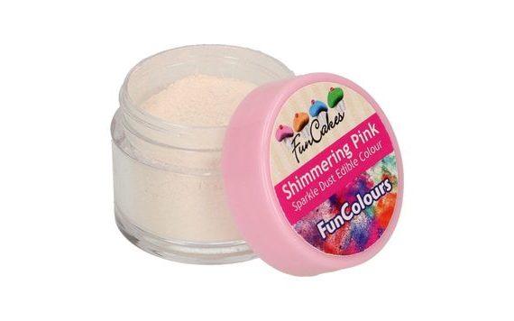 EDIBLE POWDER COLOUR SPARKLE DUST - SHIMMERING PINK