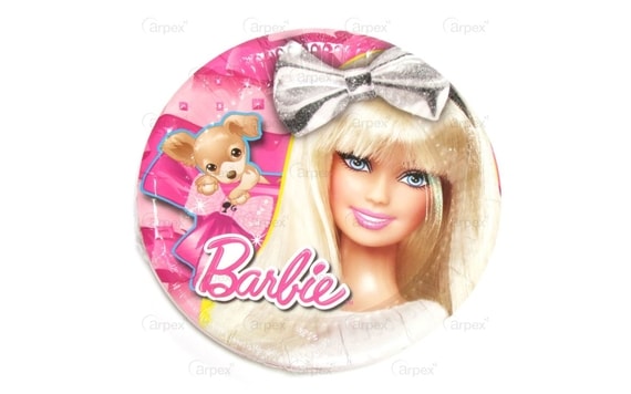 PAPÍROVÝ TALÍŘ STŘEDNÍ - BARBIE NEW 20,5 CM