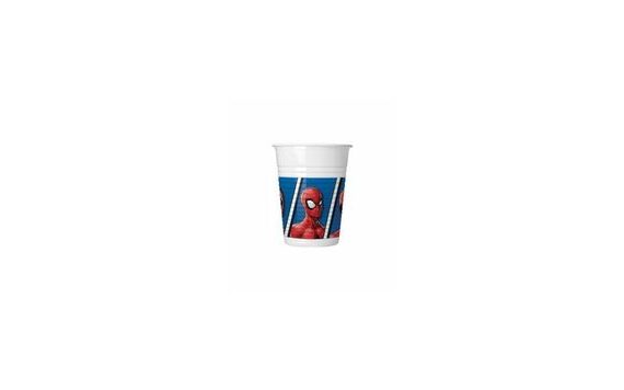 PLASTOVÝ KELÍMEK - SPIDERMAN - 200 ML - 8 KS