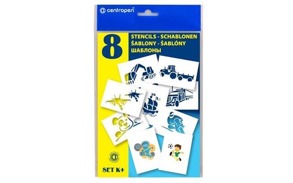 ŠABLONY PRO FOUKACÍ FIXY SET K 8KS