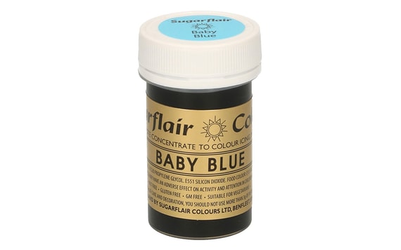 MODRÁ GELOVÁ BARVA BABY BLUE 25 G (DĚTSKÁ MODŘ)