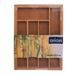 BAMBOO SLIDING SIDEBOARD - 26/40X35,5X4,5 CM - CUTLERY - KITCHEN UTENSILS