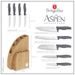 BERLINGERHAUS 10-PIECE KNIFE SET WITH BAMBOO STAND ASPEN COLLECTION BH-2759 - KNIFE SETS - KITCHEN UTENSILS