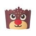 CHRISTMAS CUPCAKE DECORATING SET - REINDEER (SET OF 6) - BAKING CUPCAKES - FOR BAKING