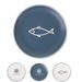 CERAMIC DESSERT PLATE SEA, 19.5 CM - PLATES{% if kategorie.adresa_nazvy[0] != zbozi.kategorie.nazev %} - KITCHEN UTENSILS{% endif %}