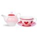 DOT TEA SET, 3 PIECES - TEAPOTS - KITCHEN UTENSILS