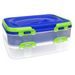 TWO-TIER PICNIC BOX - STORING FOOD - KITCHEN UTENSILS
