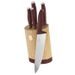 BAMBOO KNIFE SET WITH STAND - 6 PIECES FROM LEONARDO COLLECTION - KNIFE SETS{% if kategorie.adresa_nazvy[0] != zbozi.kategorie.nazev %} - KITCHEN UTENSILS{% endif %}