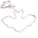 STAINLESS STEEL COOKIE CUTTER BAT - NEREZOVÉ VYKRAJOVAČKY - FOR BAKING