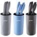 6-PIECE KNIFE SET IN STAND - BLUE - KNIFE SETS - KITCHEN UTENSILS
