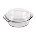 GLASS BAKING AND ROASTING PAN - ROUND 2,5 L + 1,2 L LID - PEKÁČE A PLECHY - FOR BAKING