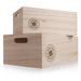 HOME MADE WOODEN BOX 31X21X13 CM - HOME DECORATION - HOMEWARE