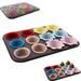 NON-STICK TEFLON MUFFIN PAN WITH 12 SILICONE CUPS - MOLDS FOR MUFFINS{% if kategorie.adresa_nazvy[0] != zbozi.kategorie.nazev %} - FOR BAKING{% endif %}