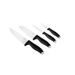 STAINLESS STEEL KNIFE SET 4 PCS MATTE BLACK COLLECTION - KNIFE SETS{% if kategorie.adresa_nazvy[0] != zbozi.kategorie.nazev %} - KITCHEN UTENSILS{% endif %}