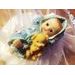 BABY WITH A TEDDY BEAR - BOY II - BABY BIRTH FIGURES - PASTRY NECESSITIES