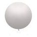 WHITE METALLIC BALLOON 070 - BALLOONS - CELEBRATIONS AND PARTIES