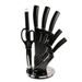 8-PIECE KNIFE SET IN STAND - BLACK SILVER COLLECTION - KNIFE SETS{% if kategorie.adresa_nazvy[0] != zbozi.kategorie.nazev %} - KITCHEN UTENSILS{% endif %}