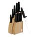 BERLINGERHAUS KNIFE SET WITH STAND BAMBOO 10 PCS BLACK ROSE COLLECTION BH-2760 - KNIFE SETS - KITCHEN UTENSILS