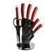 8-PIECE KNIFE SET WITH NON-STICK COATING IN BURGUNDY METALLIC LINE - KNIFE SETS{% if kategorie.adresa_nazvy[0] != zbozi.kategorie.nazev %} - KITCHEN UTENSILS{% endif %}