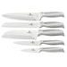 6-PIECE KNIFE SET IN STAND ROYAL PURPLE METALLIC LINE KIKOZA COLLECTION BERLINGERHAUS BH-2269 - KNIFE SETS - KITCHEN UTENSILS