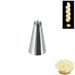PIPING NOZZLE, STAINLESS, 6-POINTED STAR - CUT PIPPING TIPS - PASTRY NECESSITIES