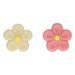 MARZIPAN DECORATIONS DAISIES WHITE/PINK - 12 PCS - MARZIPAN DECORATION - RAW MATERIALS