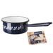 ENAMEL SAUCEPAN MODROTISK 0.6 L - POTS AND SAUCEPANS - KITCHEN UTENSILS