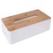 PLASTIC/WOOD BOX FOR PAPER NAPKINS - HOUSEHOLD ITEMS - HOMEWARE