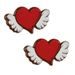 CHOCOLATE FLYING HEARTS 12 PCS - CHOCOLATE DECORATION{% if kategorie.adresa_nazvy[0] != zbozi.kategorie.nazev %} - RAW MATERIALS{% endif %}