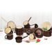 BROWN ENAMEL SAUCEPAN 0.6 L - POTS AND SAUCEPANS - KITCHEN UTENSILS