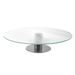 SERVING TRAY - ROTATING CAKE STAND - GLASS STEEL - DIA. 30 CM - SWIVEL STANDS FOR DECORATION (LAZY SUSAN){% if kategorie.adresa_nazvy[0] != zbozi.kategorie.nazev %} - PASTRY NECESSITIES{% endif %}