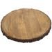 MANGO WOOD SERVING MAT - 39 CM - ROUND WASHERS - PASTRY NECESSITIES