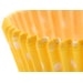 CONFECTIONERY PAPER CASES 50 X 30 MM (150 PC.) - YELLOW DOTS - BAKING CUPCAKES - FOR BAKING