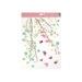 WINDOW FILM - GLITTERING FLOWERING BRANCHES, 30X42 CM - WALL STICKERS - HOMEWARE