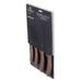4-PIECE ROSEGOLD METALLIC LINE NON-STICK KNIFE SET - KNIFE SETS - KITCHEN UTENSILS