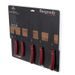 6-PIECE KNIFE SET WITH MAGNETIC HOLDER BURGUNDY METALLIC LINE - KNIFE SETS - KITCHEN UTENSILS