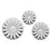 PISTON PRICKER - SET - GERBERA (45, 56 & 70 MM) - PICKERS FOR FLOWERS - PASTRY NECESSITIES