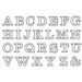 PATCHWORK VYTLAČOVAČ VELKÁ PÍSMENA ABECEDA - ALPHABET CAPITALS - PATCHWORK VYTLAČOVAČE - CUKRÁŘSKÉ POTŘEBY