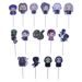 HARRY POTTER CAKE TOPPERS, SET OF 15, DARK ARTS - CAKE TOPPERS - PASTRY NECESSITIES